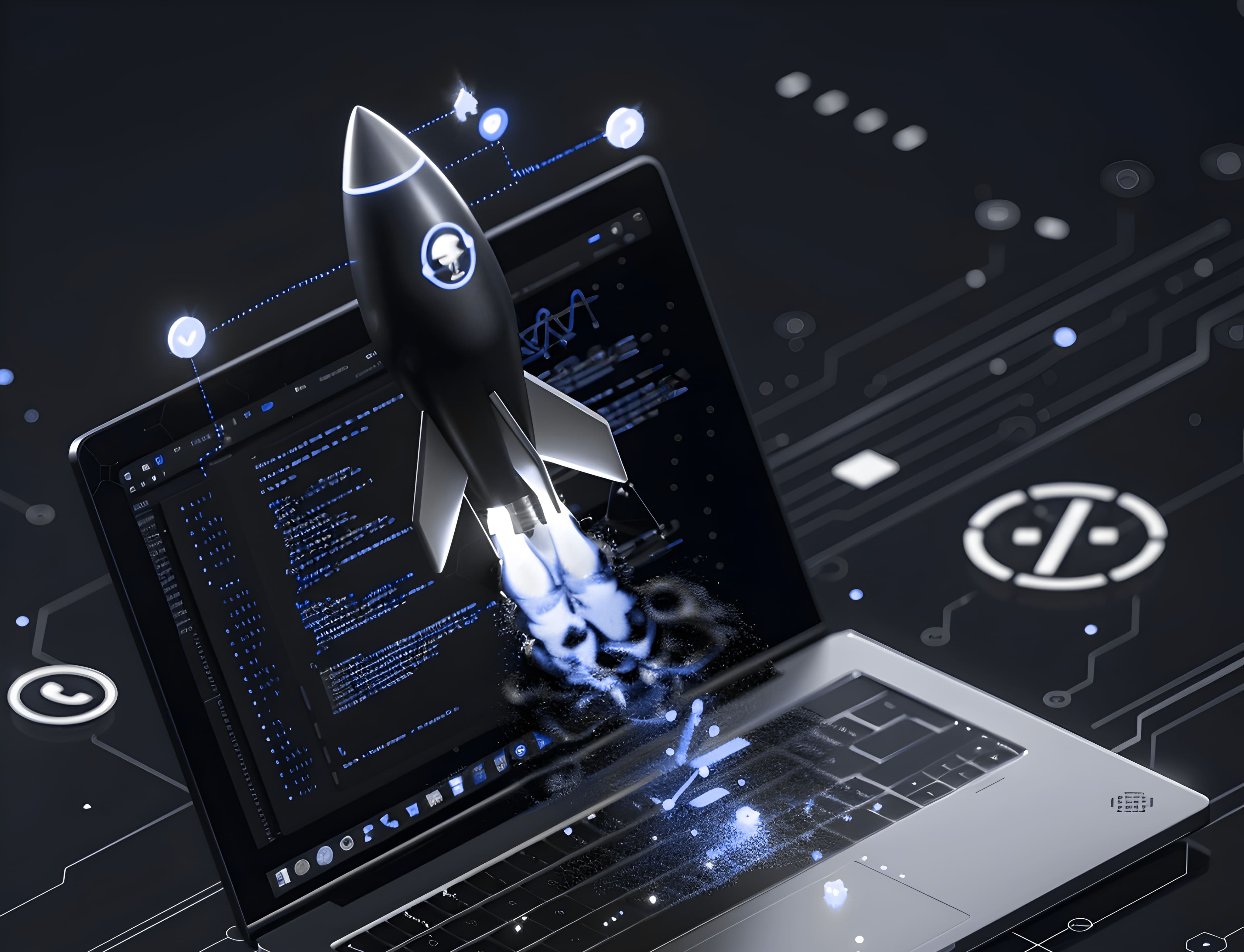 Team collaborating in modern office